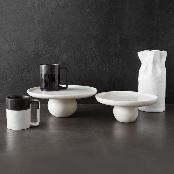 12” Marble Cake Stand