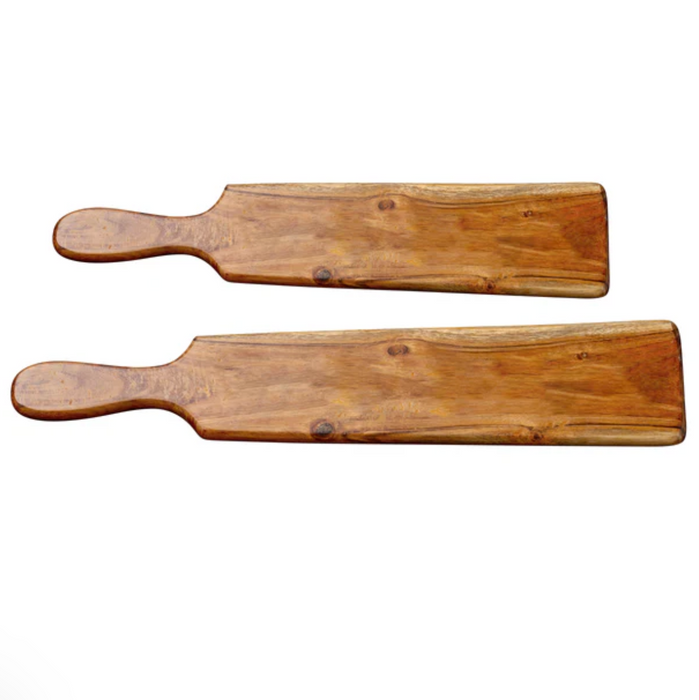Flat Wooden Appetizer Tray Small