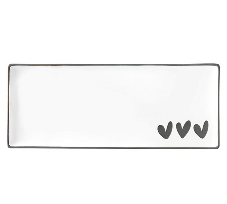 Ceramic Tray - Hearts