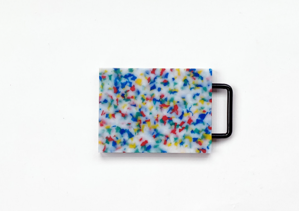 Small Cutting Board with Handle - Multi Confetti