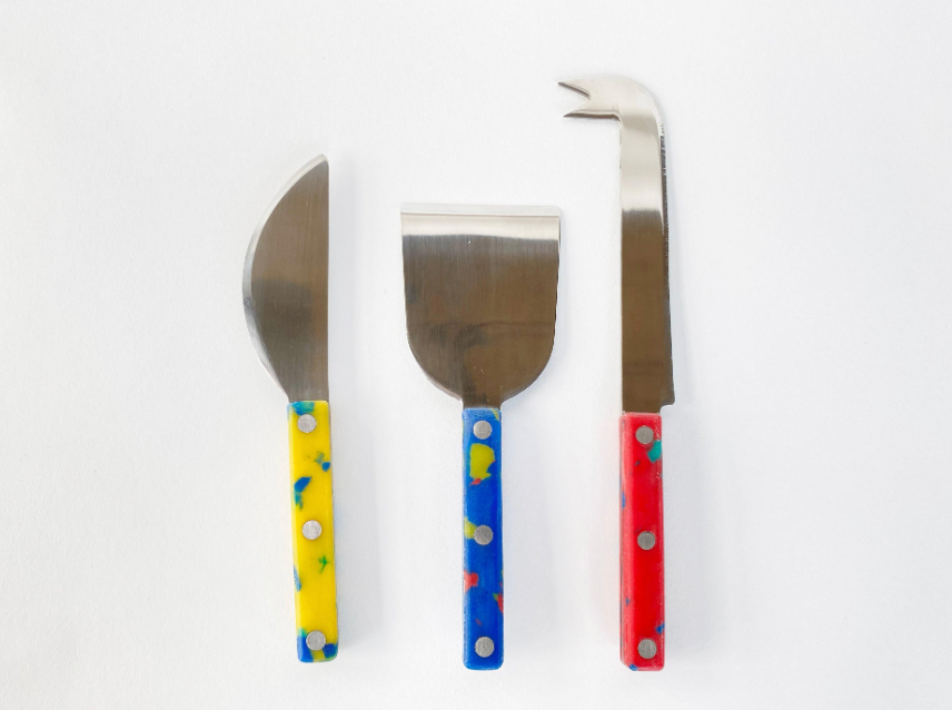 Cheese Knives - Red/Yellow/Blue