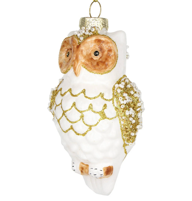 White Owl Ornament