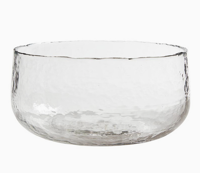 Pebbled Glass Bowl Large
