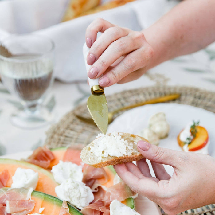 Marble Cheese Knife Set Black or White