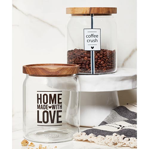 Coffee Crush Glass Jar