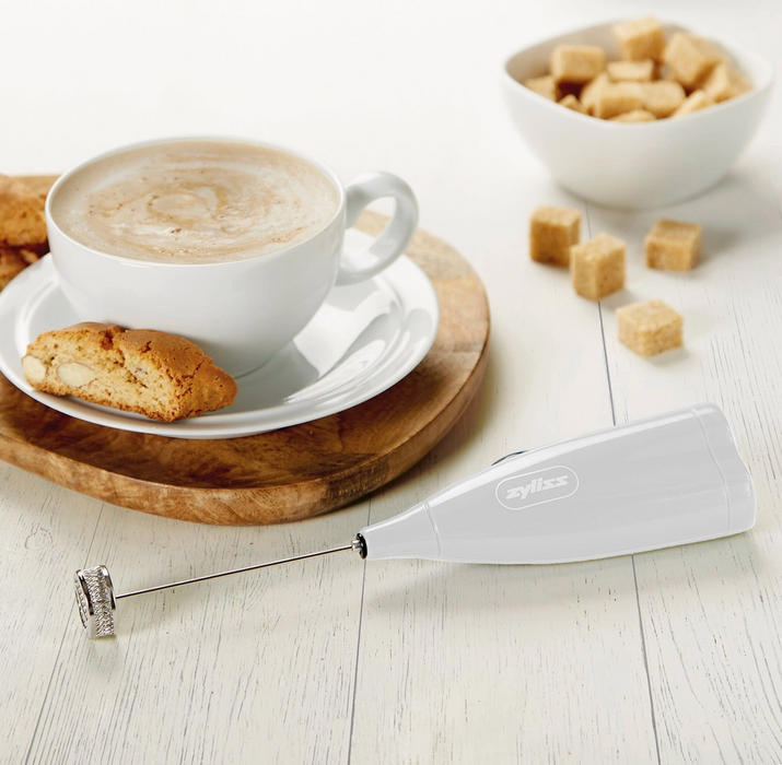 Zyliss Handheld Electric Milk Frother White