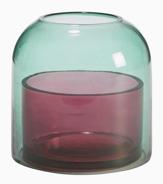 Green/Pink Candle Cloche