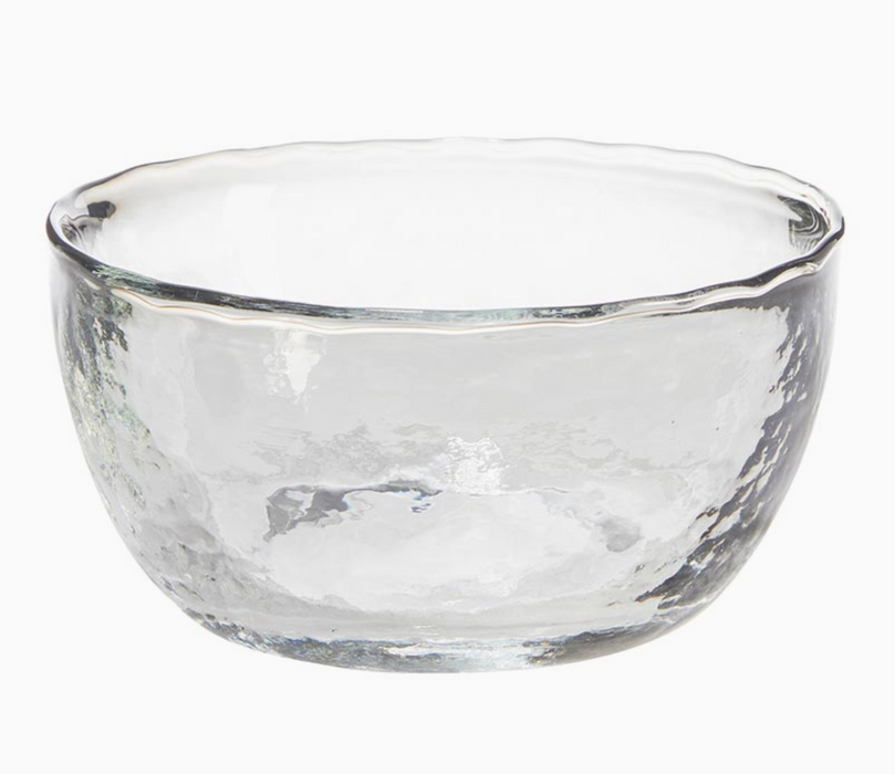 Hammered Glass Bowl Small