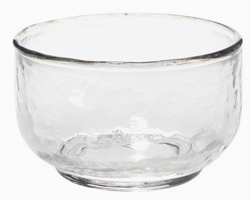 Hammered Glass Bowl Medium