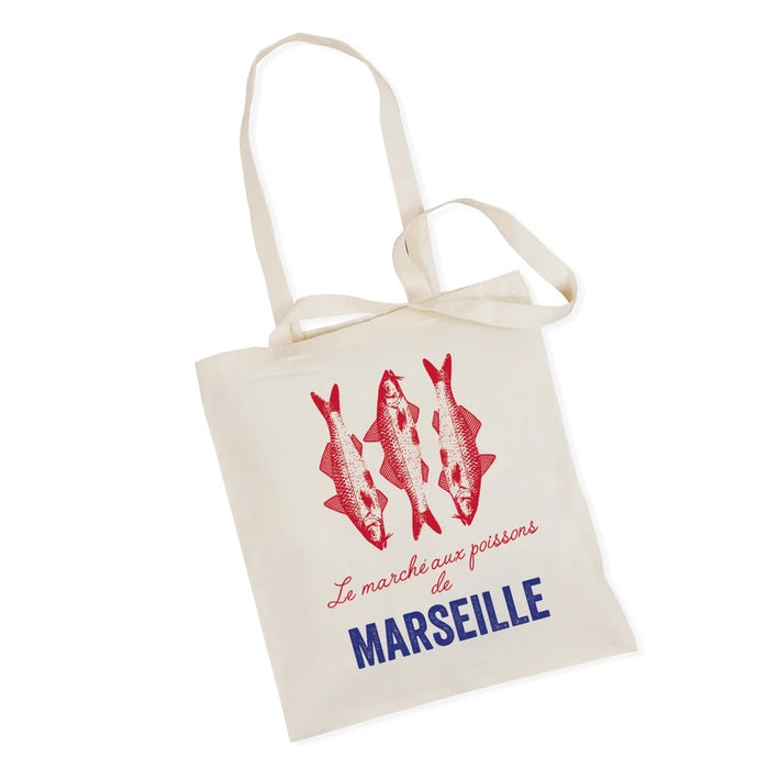 Tissage de L’Ouest The Fishing Port Of St Jean Tote Bag